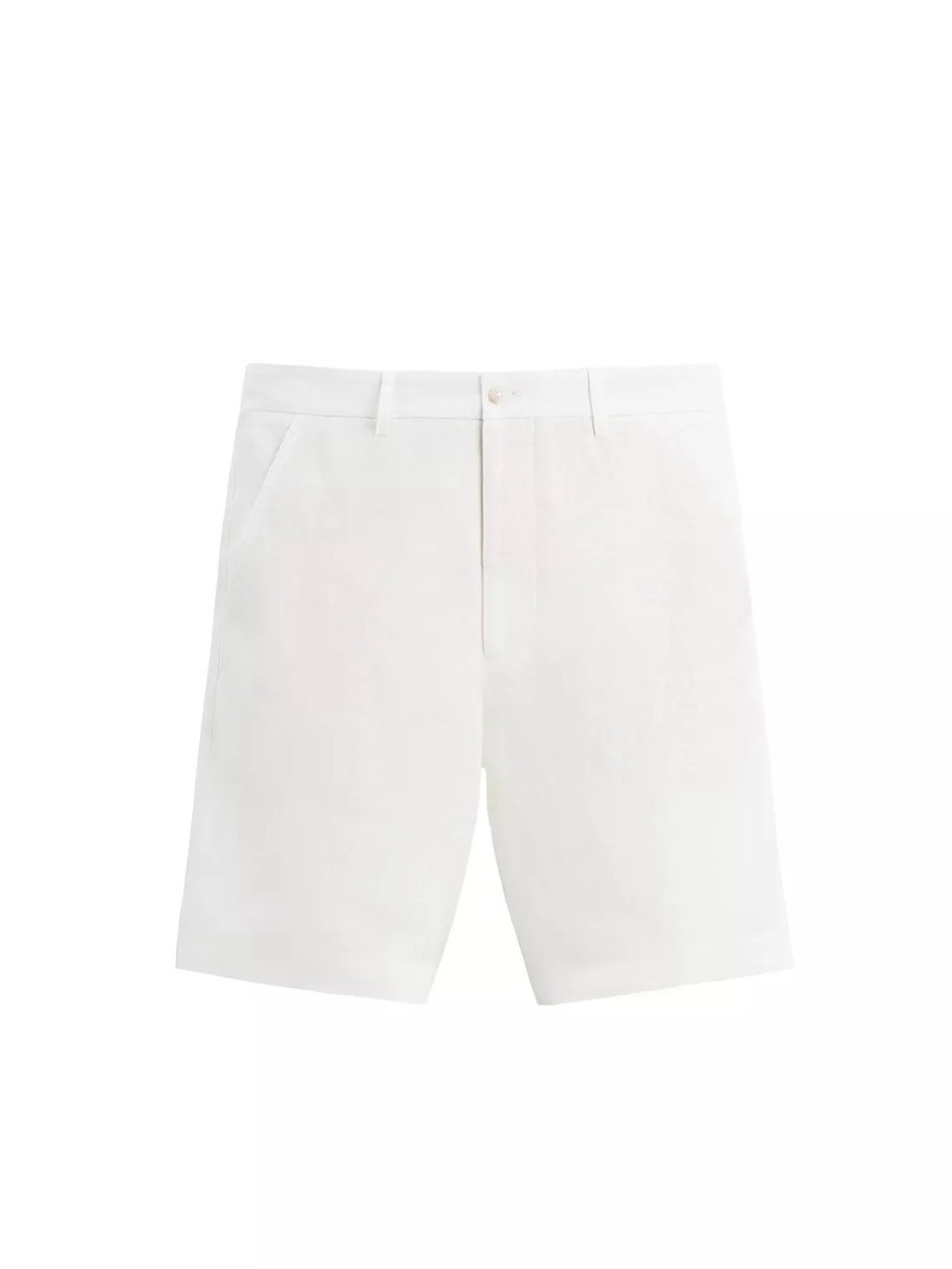 Men's Short White 100% Lino